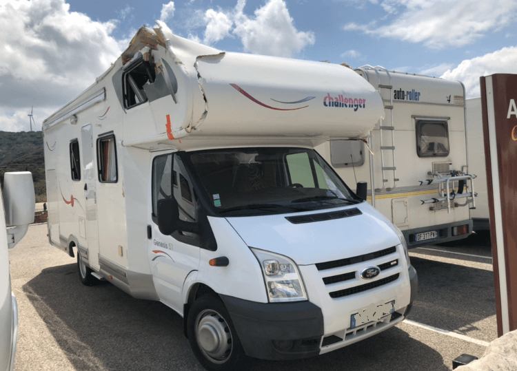 TEROSON Mastic alu UP 240 AGF  réparation carrosserie camping-car